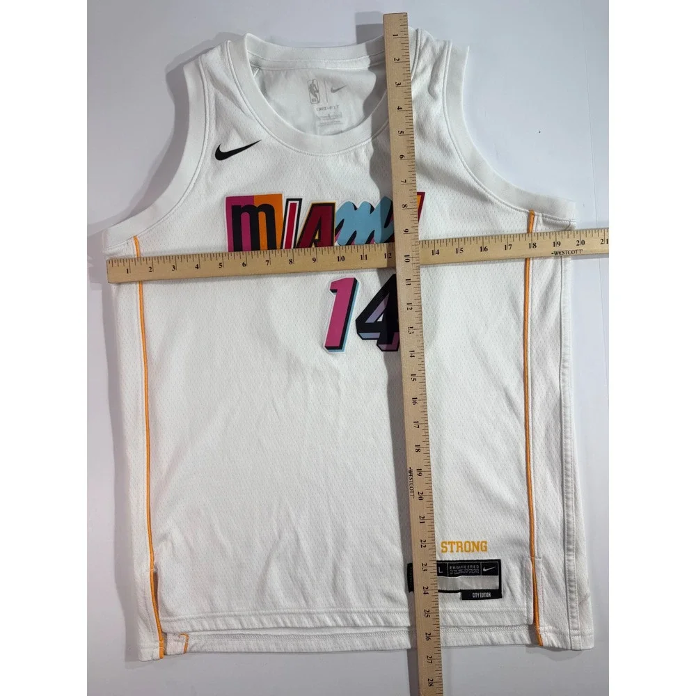 Nike Miami Heat Tyler Herro 14 City Edition Jersey Youth Large White NBACSJ2ND22